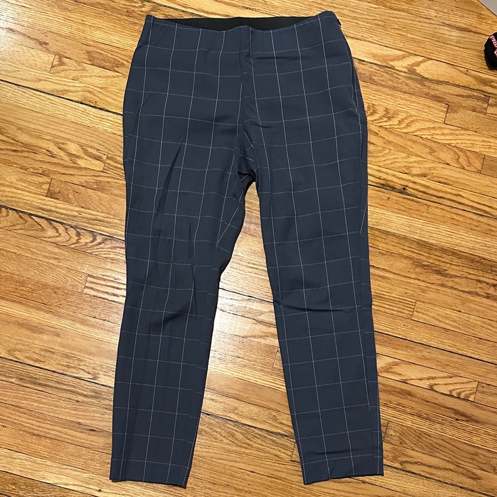 a new day Women's Black Checkered Skinny Pants